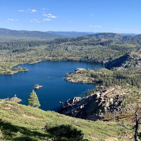 Scenic mountain lake